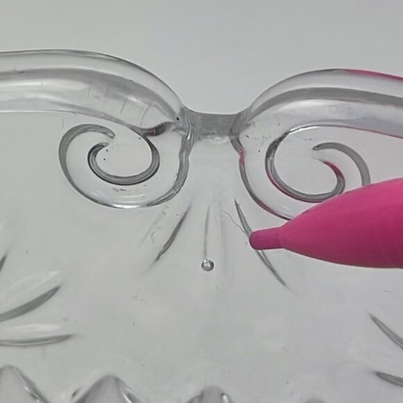 Shannon Crystal Designs of Ireland Hand Crafted Rectangle Crystal Footed Creamer - Picture 4 of 14